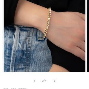 Gold Beaded Bracelet